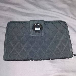 Vera Bradley large black wallet